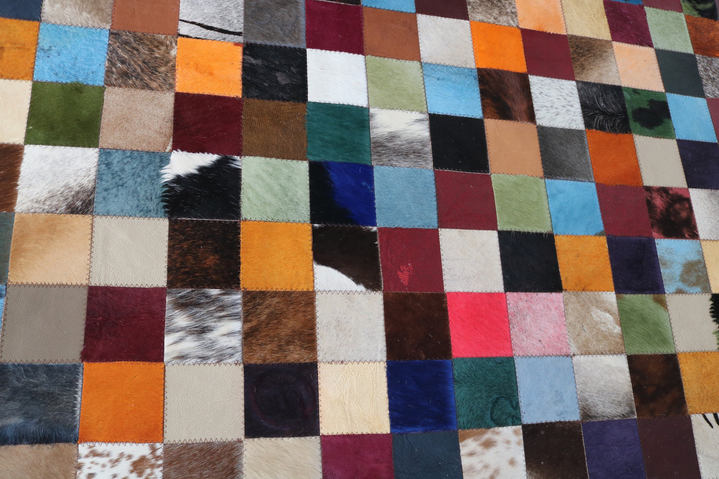 99420 Cowhide rug Patchwork Collection Quebecuir Premium