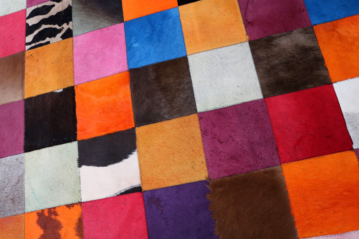 99425 Cowhide rug Patchwork Collection Quebecuir Premium