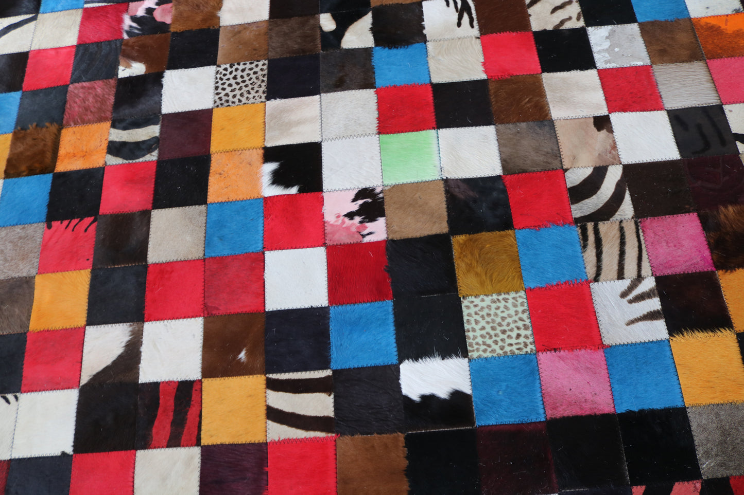 99440 Cowhide rug Patchwork Collection Quebecuir Premium