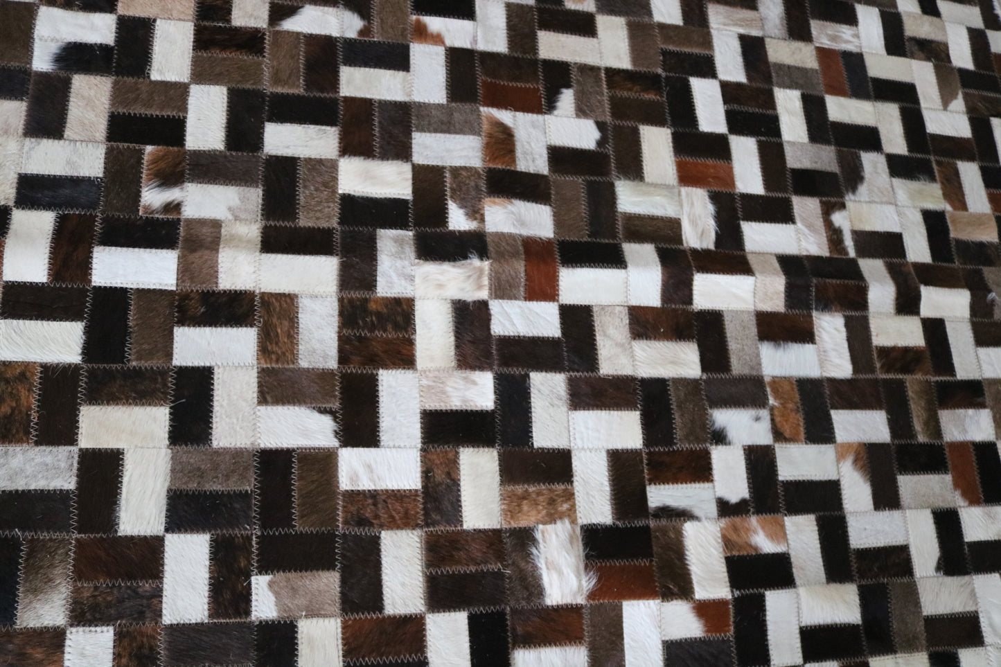 99530 Cowhide rug Patchwork Collection Quebecuir Premium