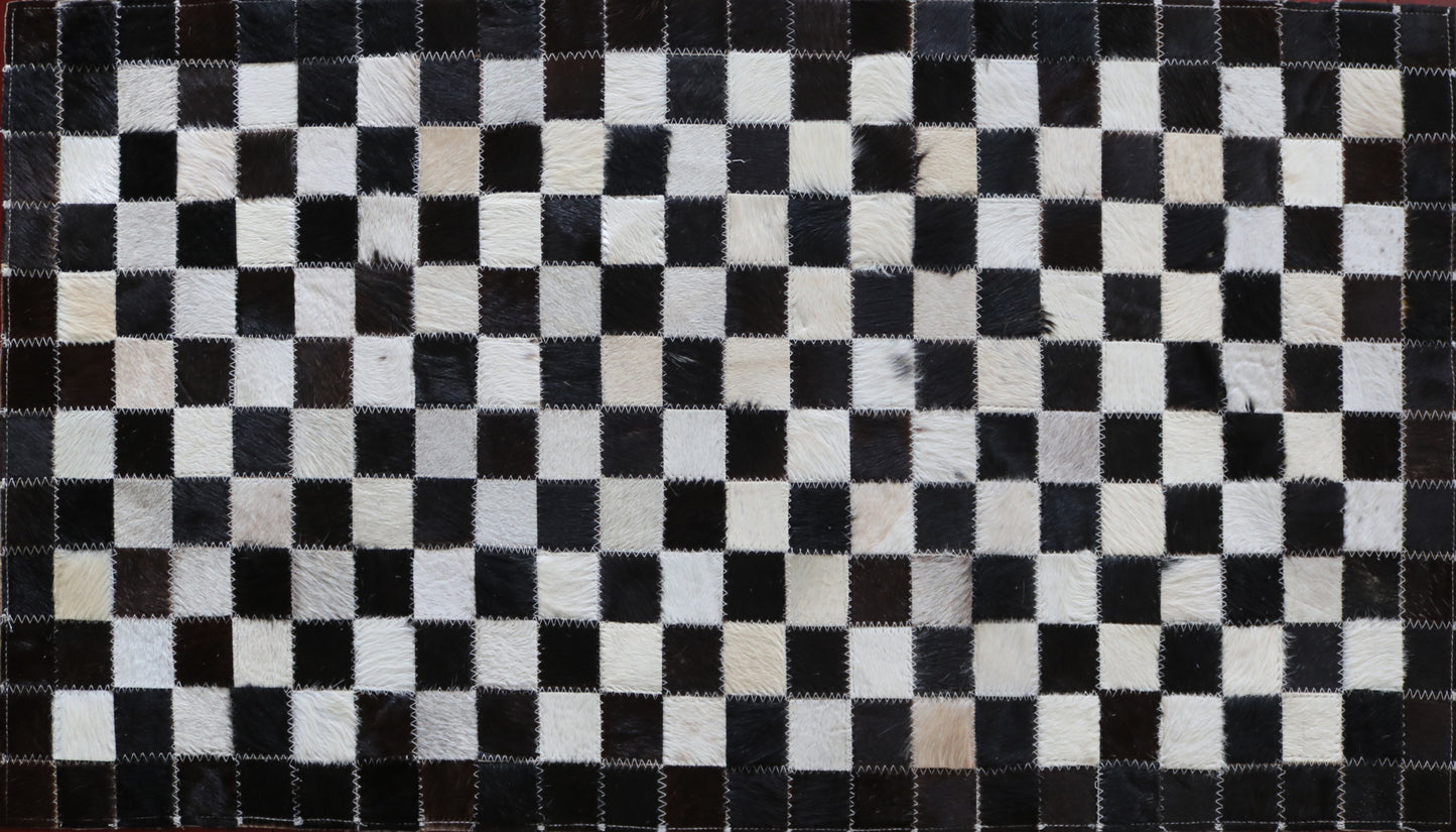 99555 Cowhide rug Patchwork Collection Quebecuir Premium RUNNER