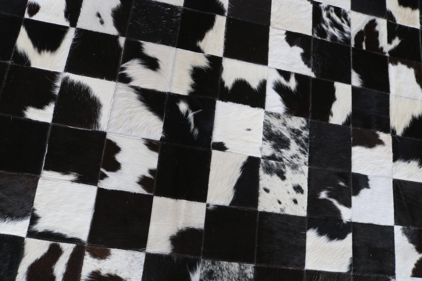 99558 Cowhide rug Patchwork Collection Quebecuir Premium SUPER BIG SIZE XXXXL