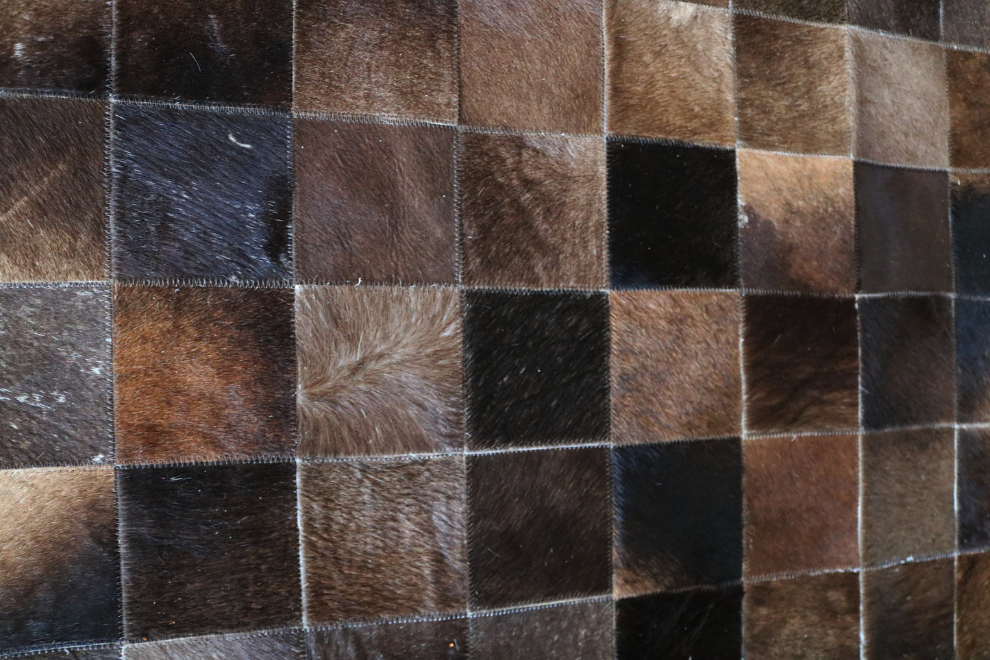 99566 Cowhide rug Patchwork Collection Quebecuir Premium RUNNER