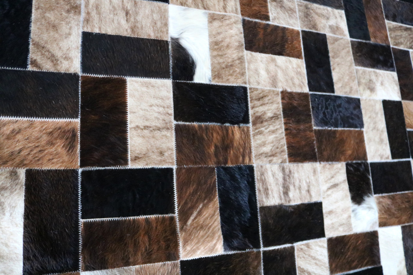 99600 Cowhide rug Patchwork Collection Quebecuir Premium SUPER BIG SIZE XXXL