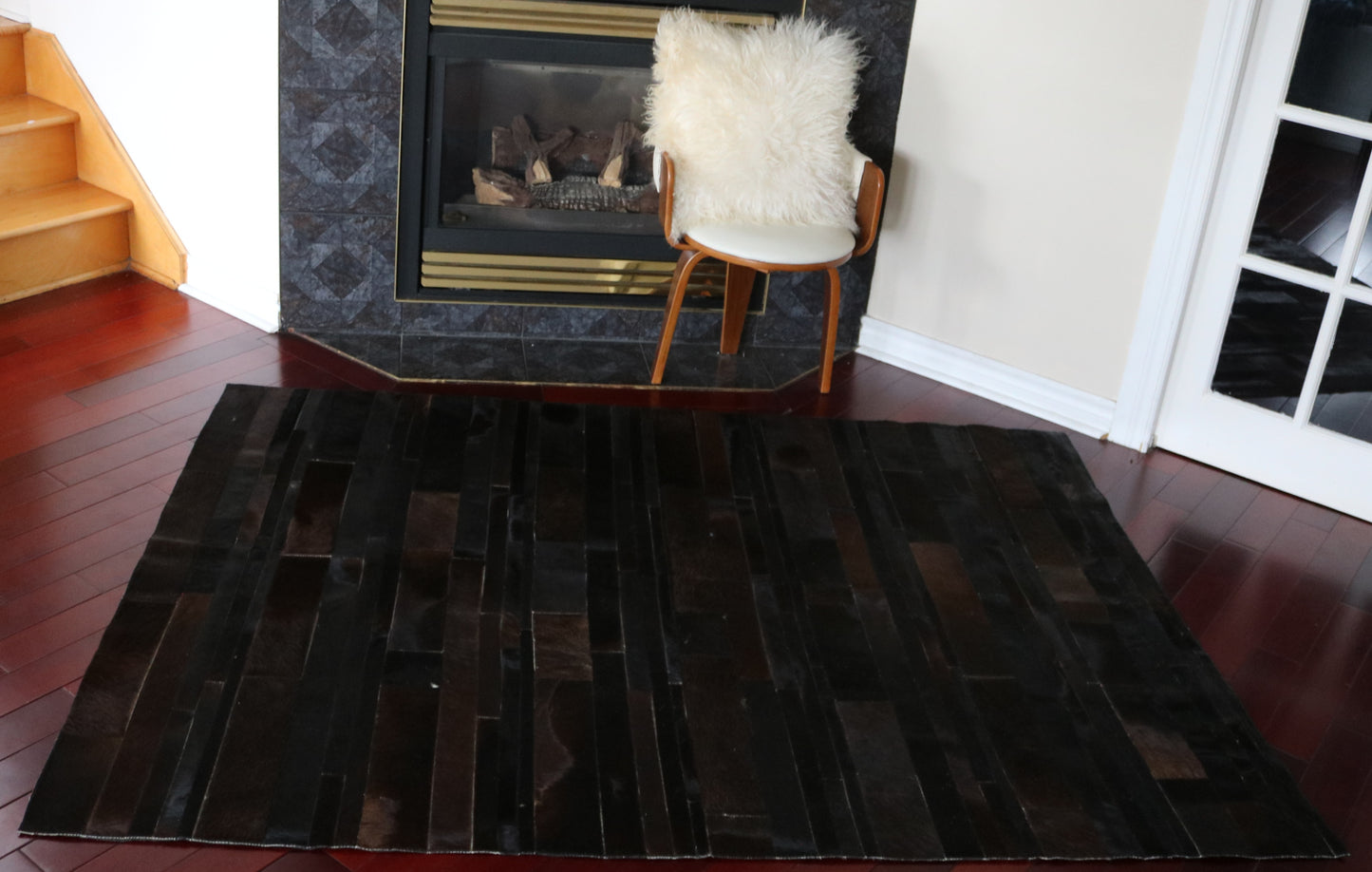 99602 Cowhide rug Patchwork Collection Quebecuir Premium BIG SIZE XXL