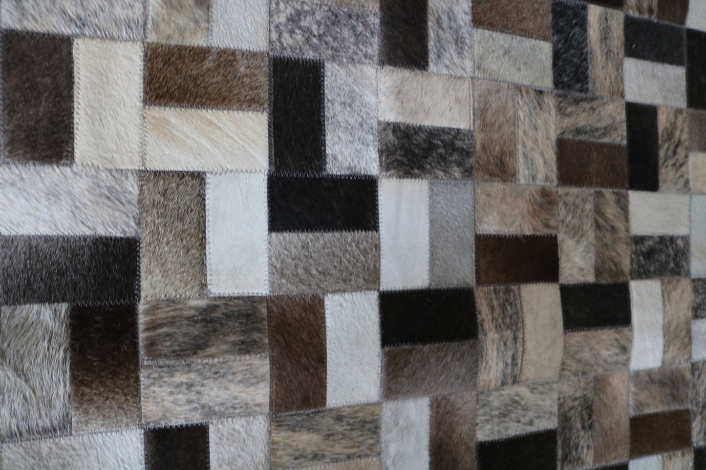 99603 Cowhide rug Patchwork Collection Quebecuir Premium BIG SIZE XXL