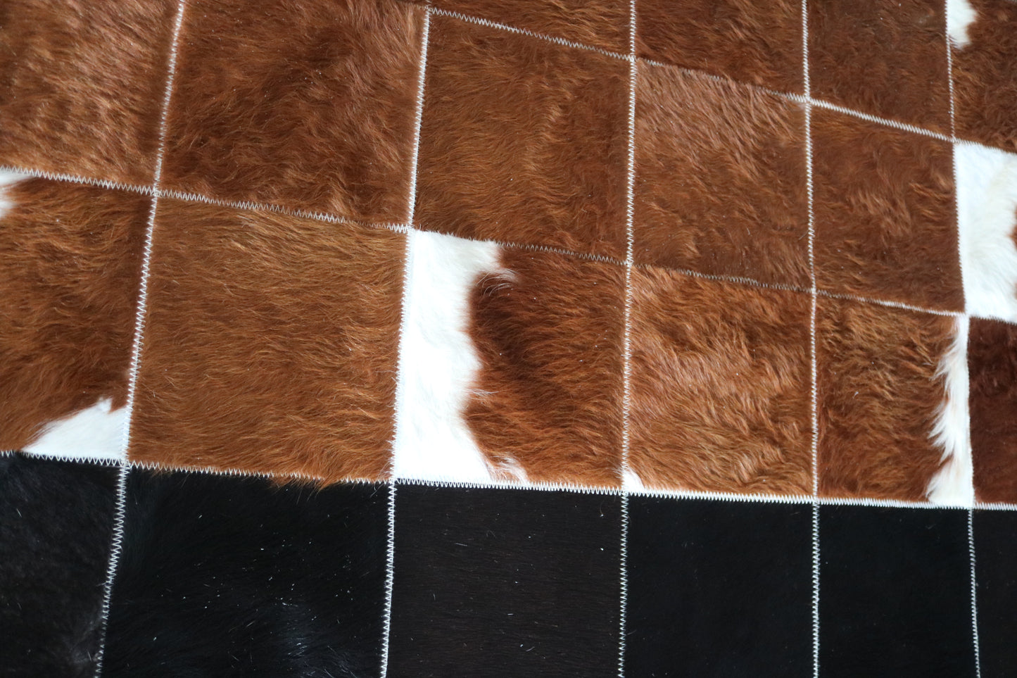 99617 Cowhide rug Patchwork Collection Quebecuir Premium BIG SIZE XXL