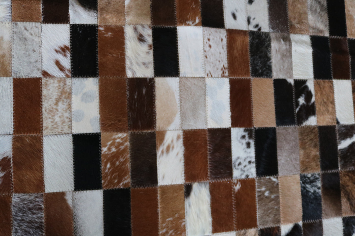 99620 Cowhide rug Patchwork Collection Quebecuir Premium BIG SIZE XXL