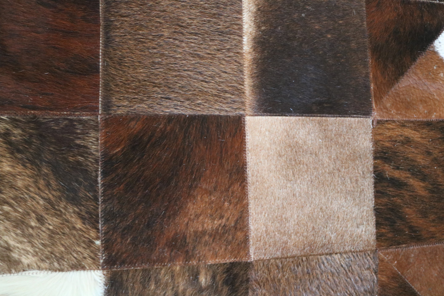 99636 Cowhide rug Patchwork Collection Quebecuir Premium BIG SIZE XXL