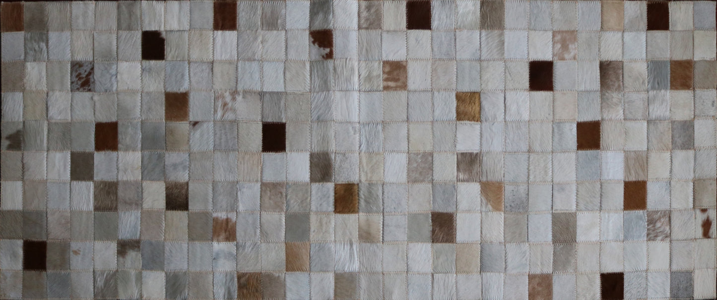 99659 Cowhide rug Patchwork Collection Quebecuir Premium