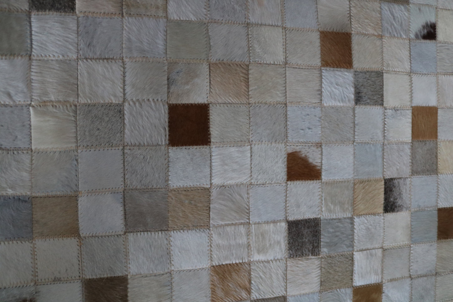 99663 Cowhide rug Patchwork Collection Quebecuir Premium