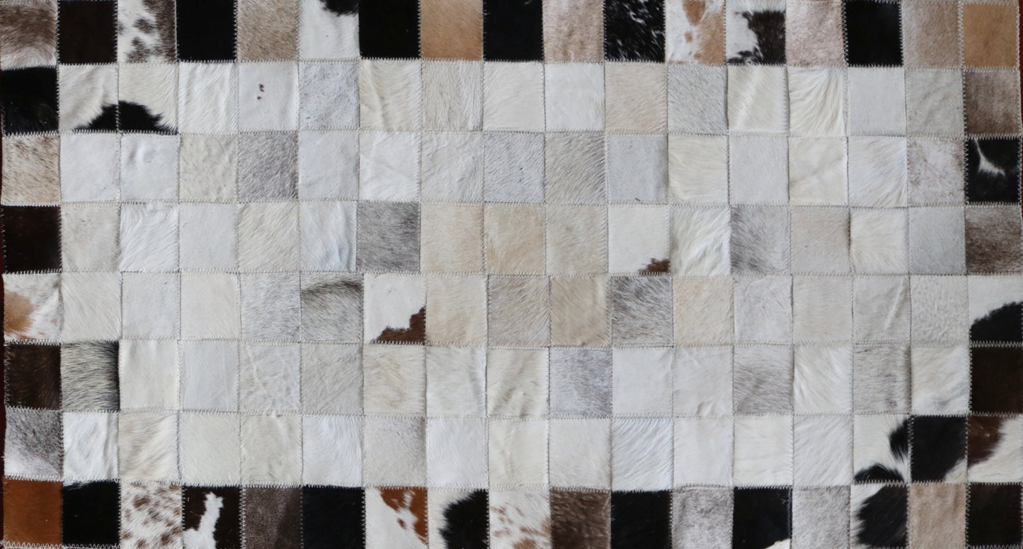 99714 Cowhide rug Patchwork Collection Quebecuir Premium