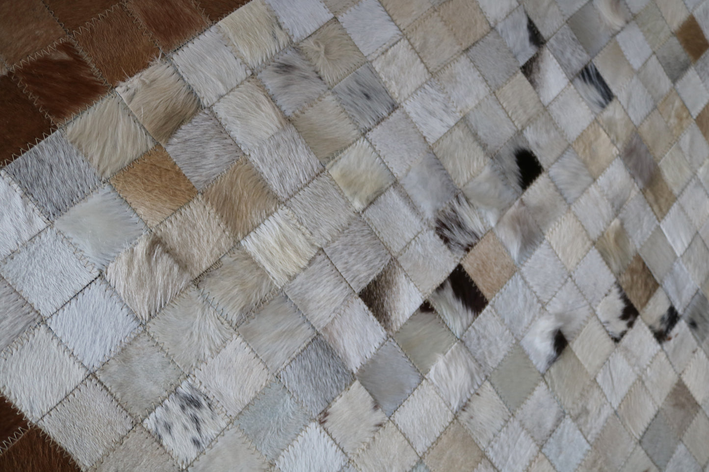 99782 Cowhide rug Patchwork Collection Quebecuir Premium