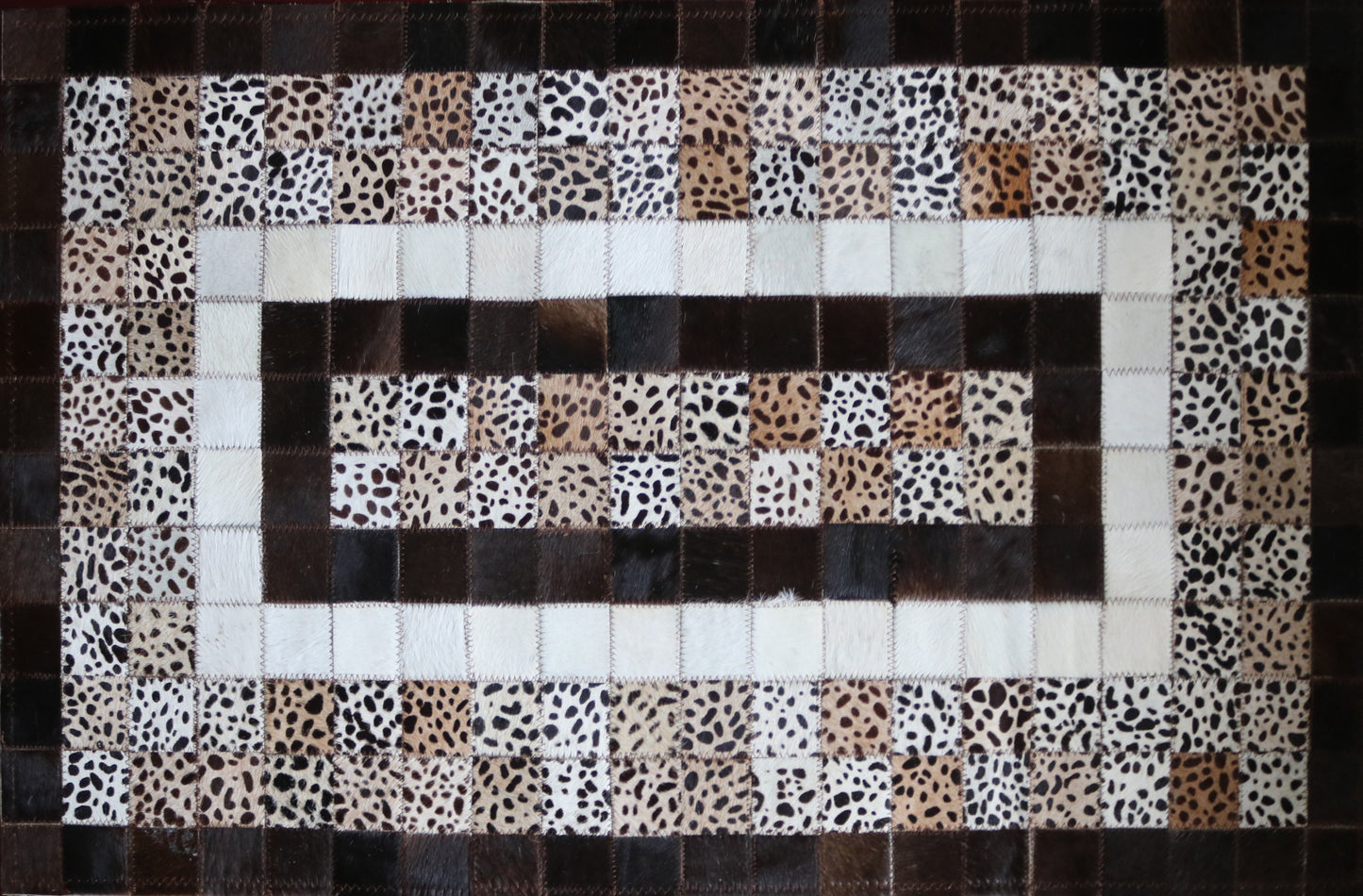 99791 Cowhide rug Patchwork Collection Quebecuir Premium