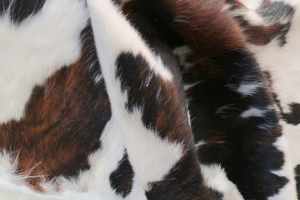98174 - Tapis en peau de vache TRICOLORE - Collection Quebecuir Premium