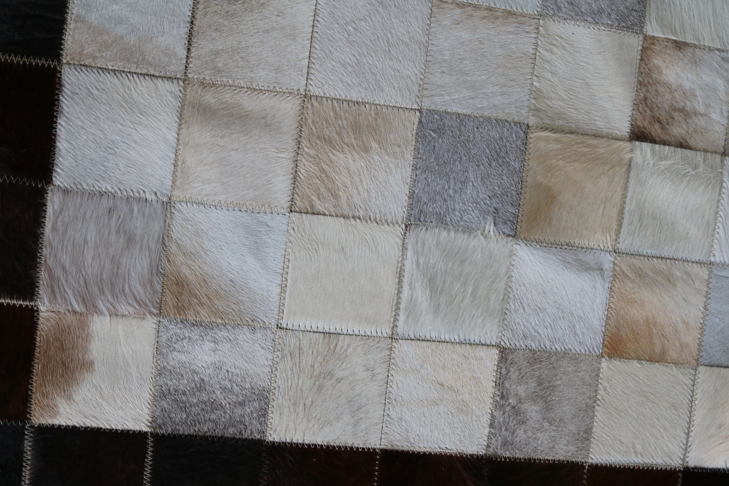 99819 Cowhide rug Patchwork Collection Quebecuir Premium