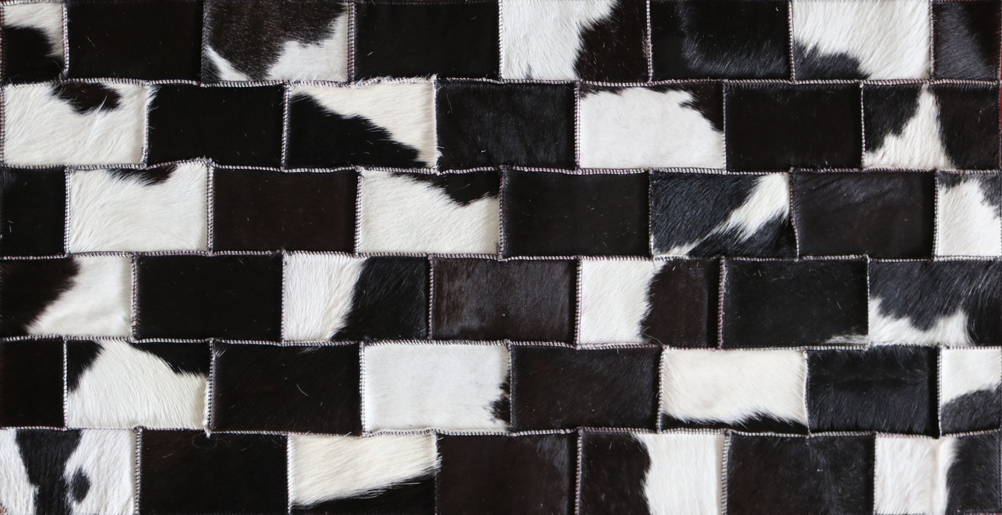 99829 Cowhide rug Patchwork Collection Quebecuir Premium