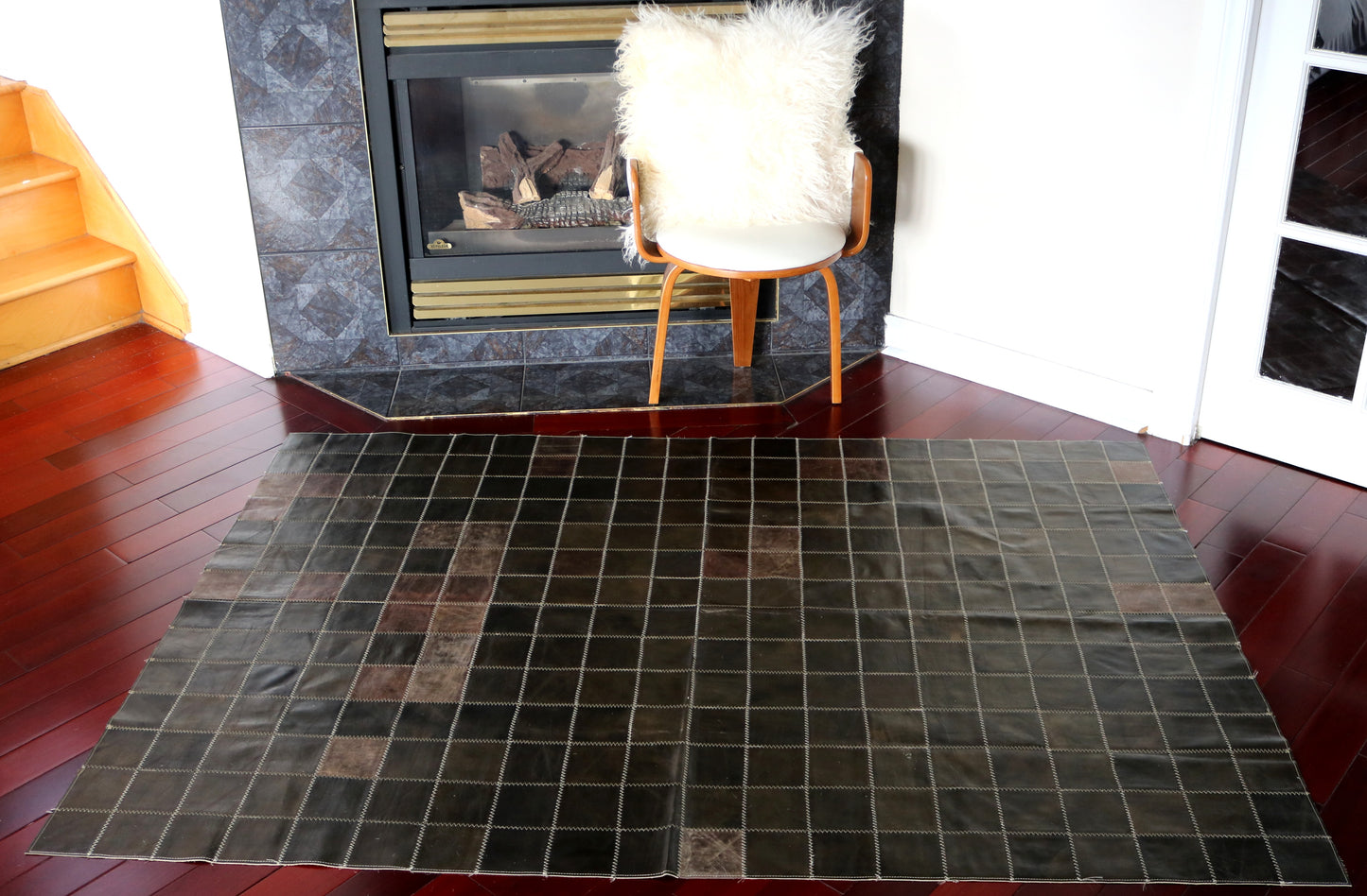 99835 Cowhide rug Patchwork Collection Quebecuir Premium