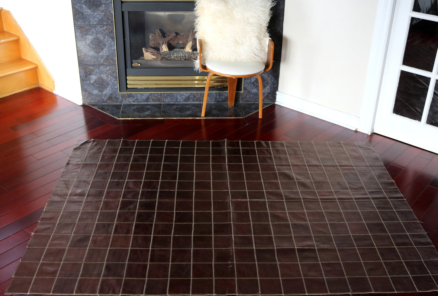 99836 Cowhide rug Patchwork Collection Quebecuir Premium