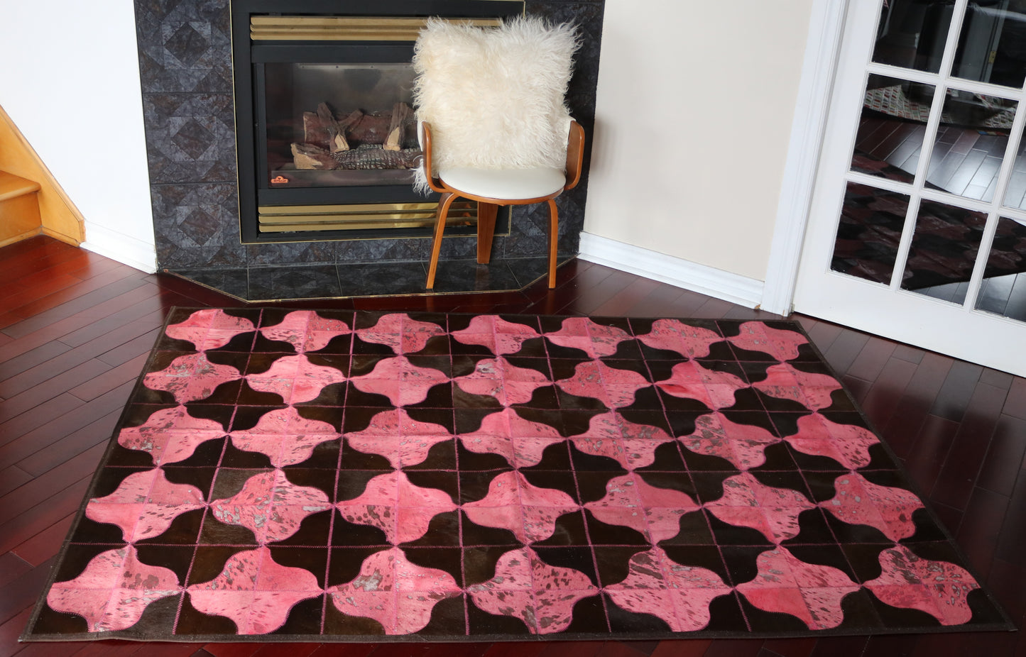 99839 Cowhide rug Patchwork Collection Quebecuir Premium