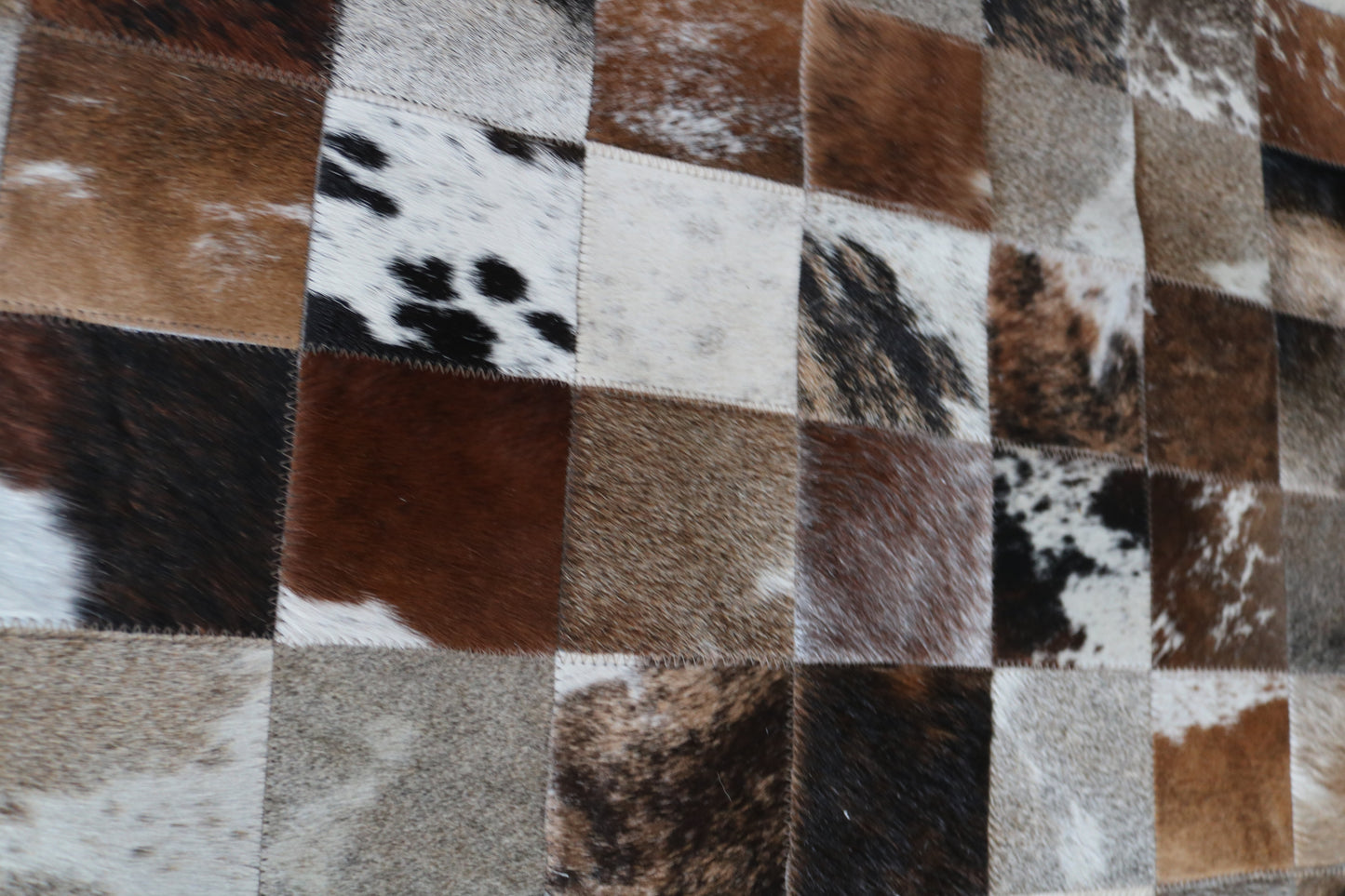 99851 Cowhide rug Patchwork Collection Quebecuir Premium SUPER BIG SIZE XXXL
