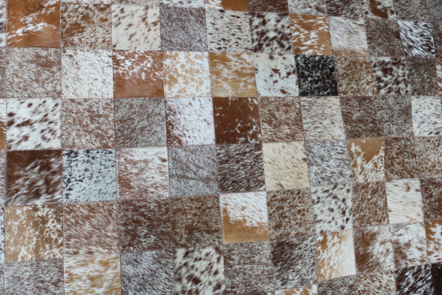 99859 Cowhide rug Patchwork Collection Quebecuir Premium SUPER BIG SIZE XXXL