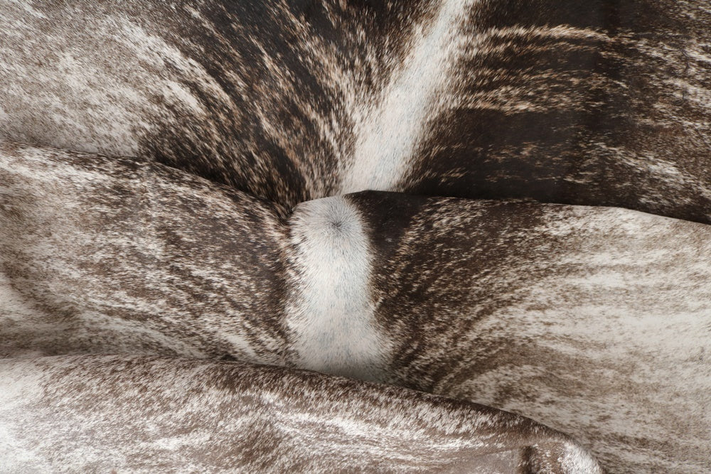 98217 - Cowhide Rug Tapis Peau de Vache BRINDLE LIGHT BIG SIZE XXXL - Collection Quebecuir Premium