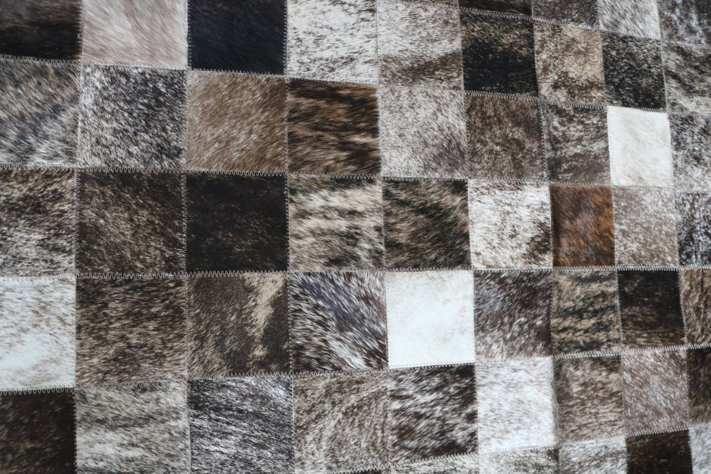99874 Cowhide rug Patchwork Collection Quebecuir Premium SUPER BIG SIZE XXXL
