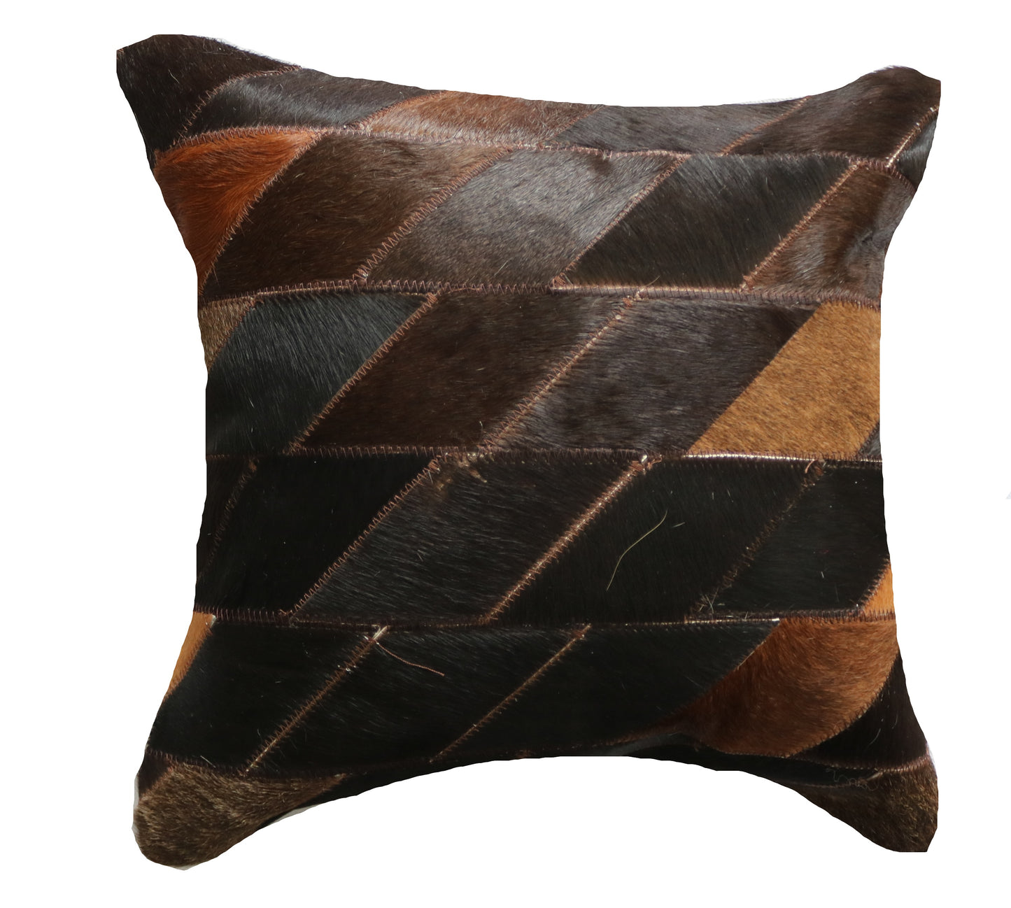 300971 Coussin Peau de Vache Cowhide Pillow Collection Quebecuir Premium