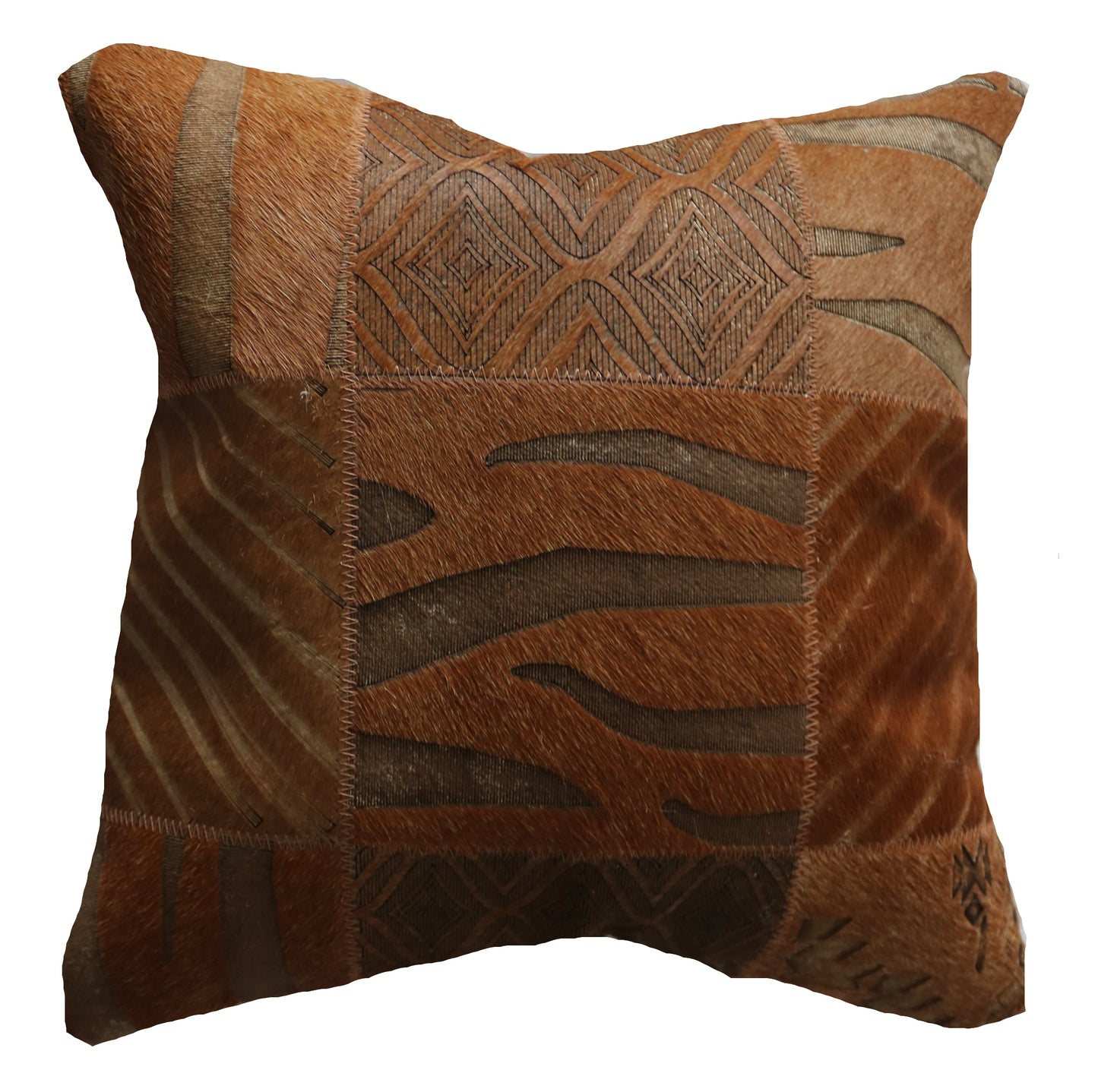 300974 Coussin Peau de Vache Cowhide Pillow Collection Quebecuir Premium