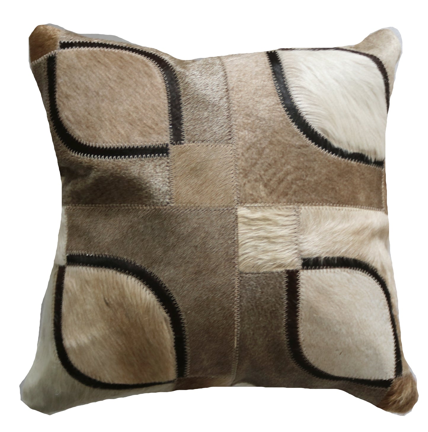 300977 Coussin Peau de Vache Cowhide Pillow Collection Quebecuir Premium