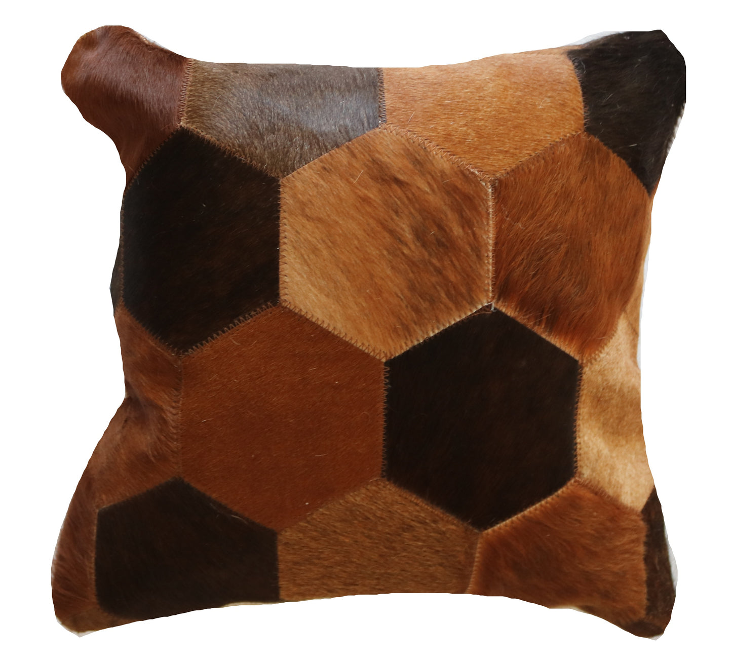 301015 Coussin Peau de Vache Cowhide Pillow Collection Quebecuir Premium