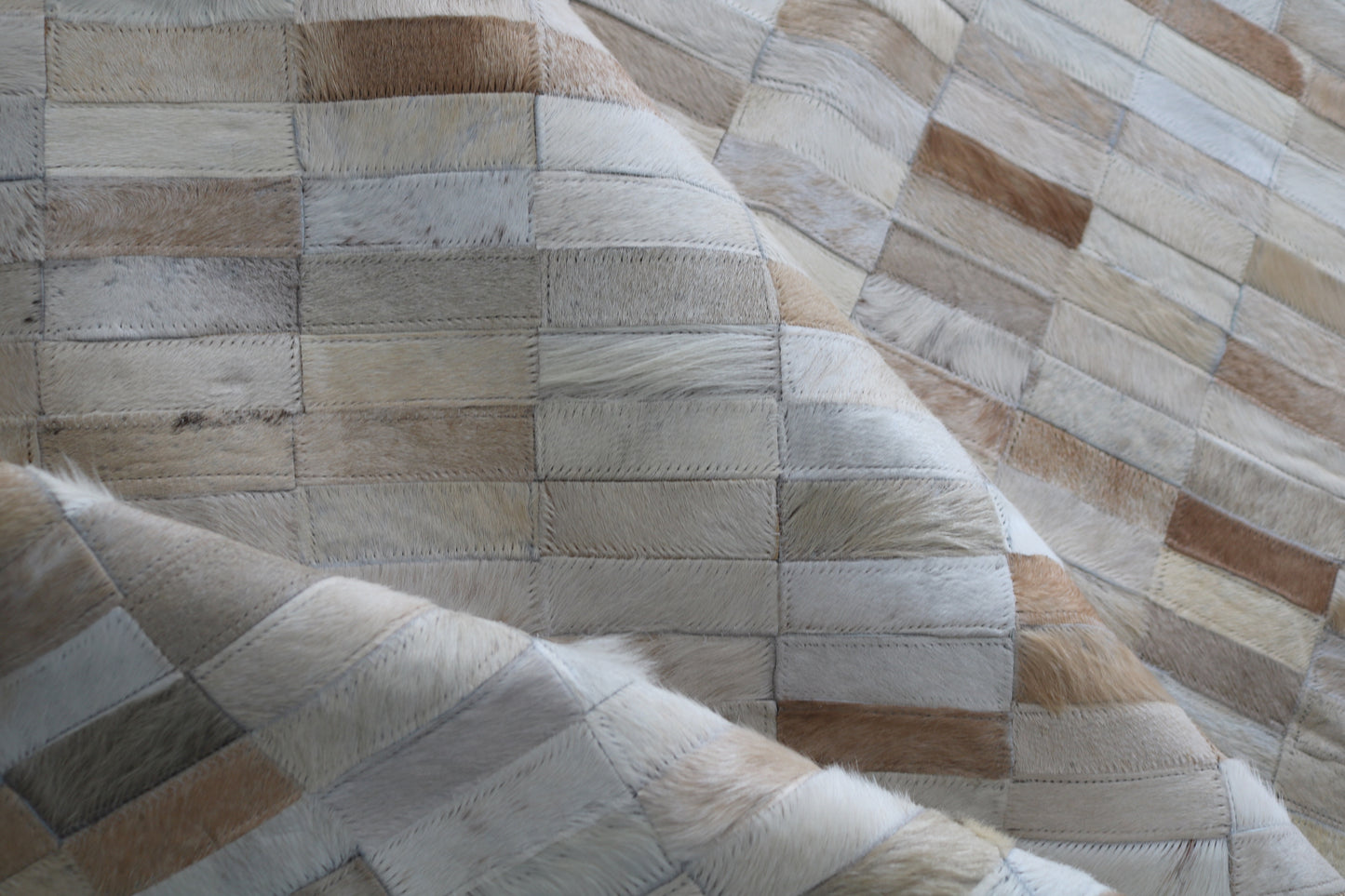 98466 Cowhide rug Tapis Peau de Vache PATCHWORK Collection Quebecuir Premium