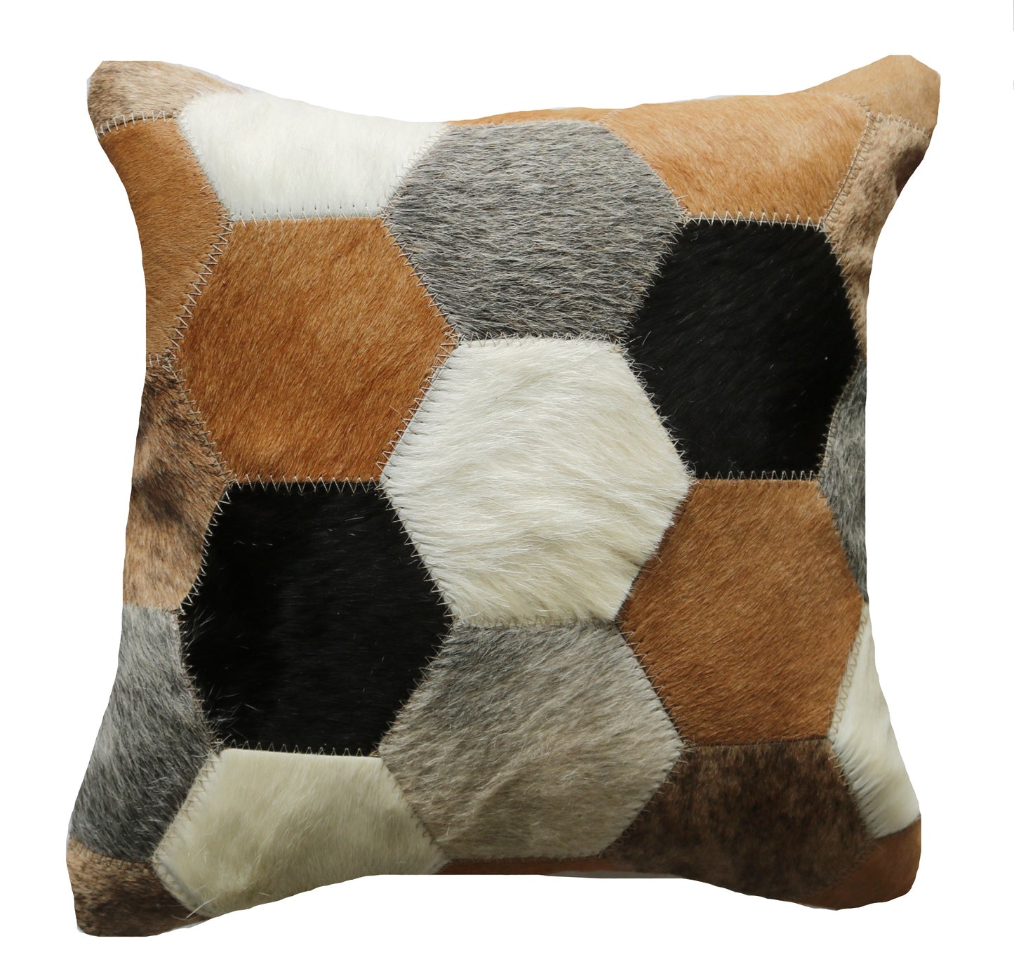 301051 Coussin Peau de Vache Cowhide Pillow Collection Quebecuir Premium