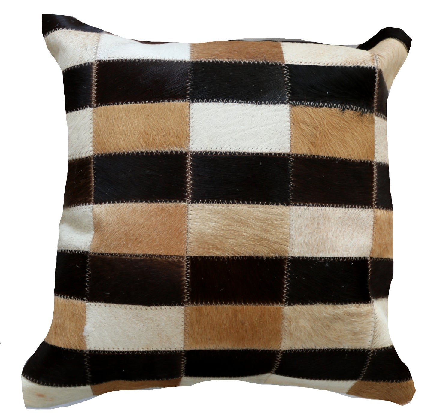 301083 Coussin Peau de Vache Cowhide Pillow Collection Quebecuir Premium