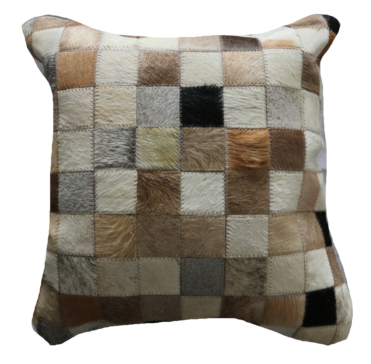 301098 Coussin Peau de Vache Cowhide Pillow Collection Quebecuir Premium