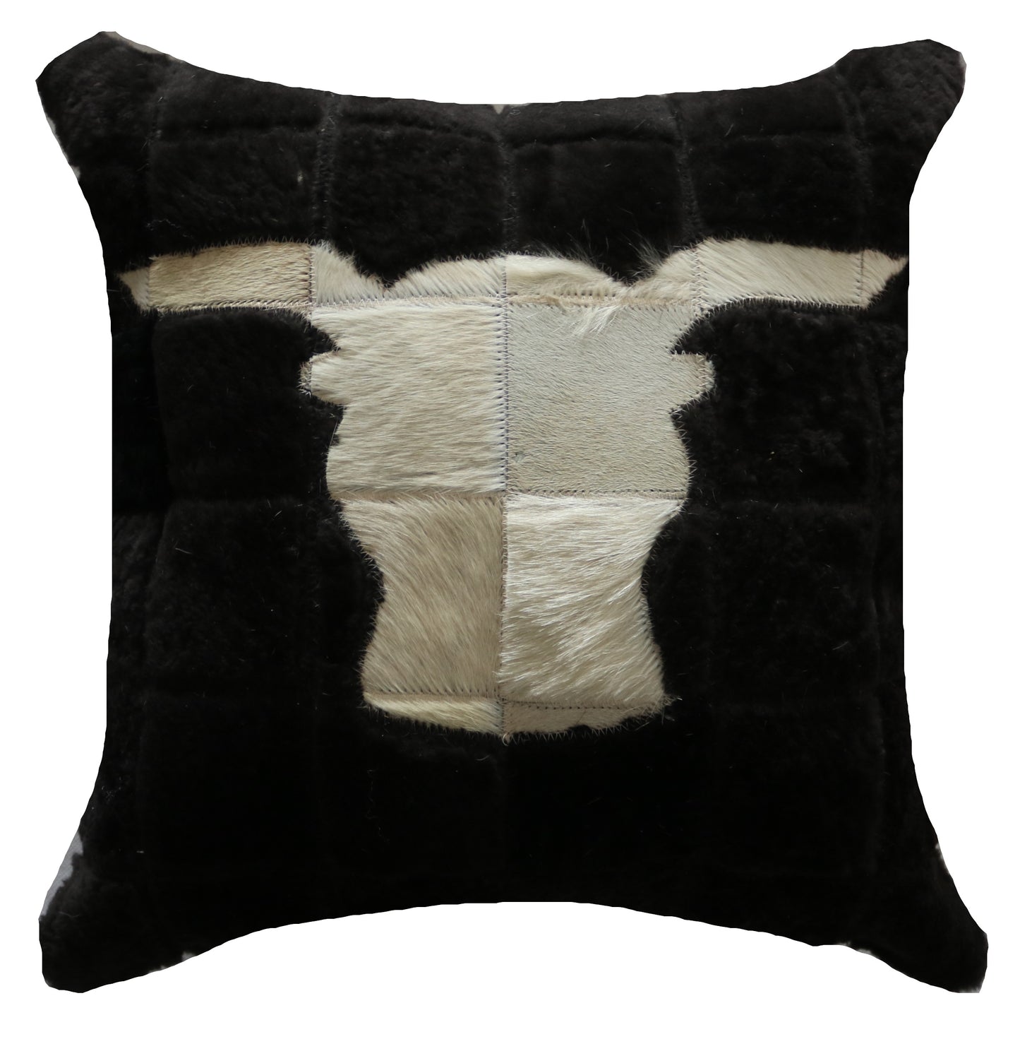 301099 Coussin Peau de Vache Cowhide Pillow Collection Quebecuir Premium
