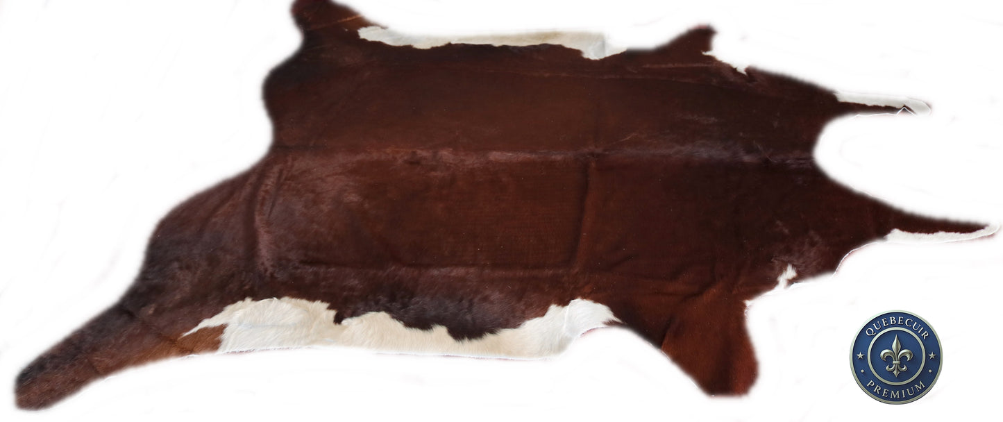 98574 - Cowhide Rug Tapis Peau de Vache SUPER BIG SIZE XXXL - Collection Quebecuir Premium