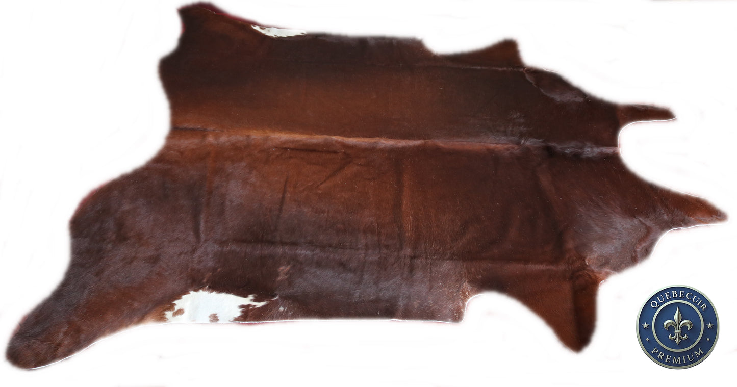 98575 - Cowhide Rug Tapis Peau de Vache SUPER BIG SIZE XXXL - Collection Quebecuir Premium