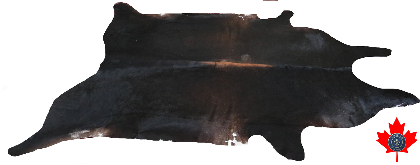 98609 - Cowhide Rug Tapis Peau de Vache SUPER BIG SIZE XXXL - Collection Quebecuir Premium