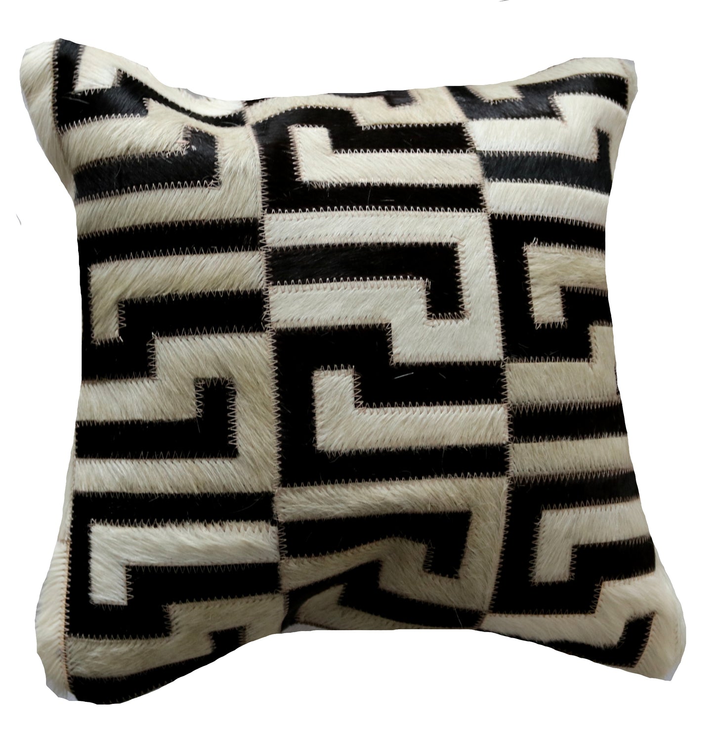 301185 Coussin Peau de Vache Cowhide Pillow Collection Quebecuir Premium