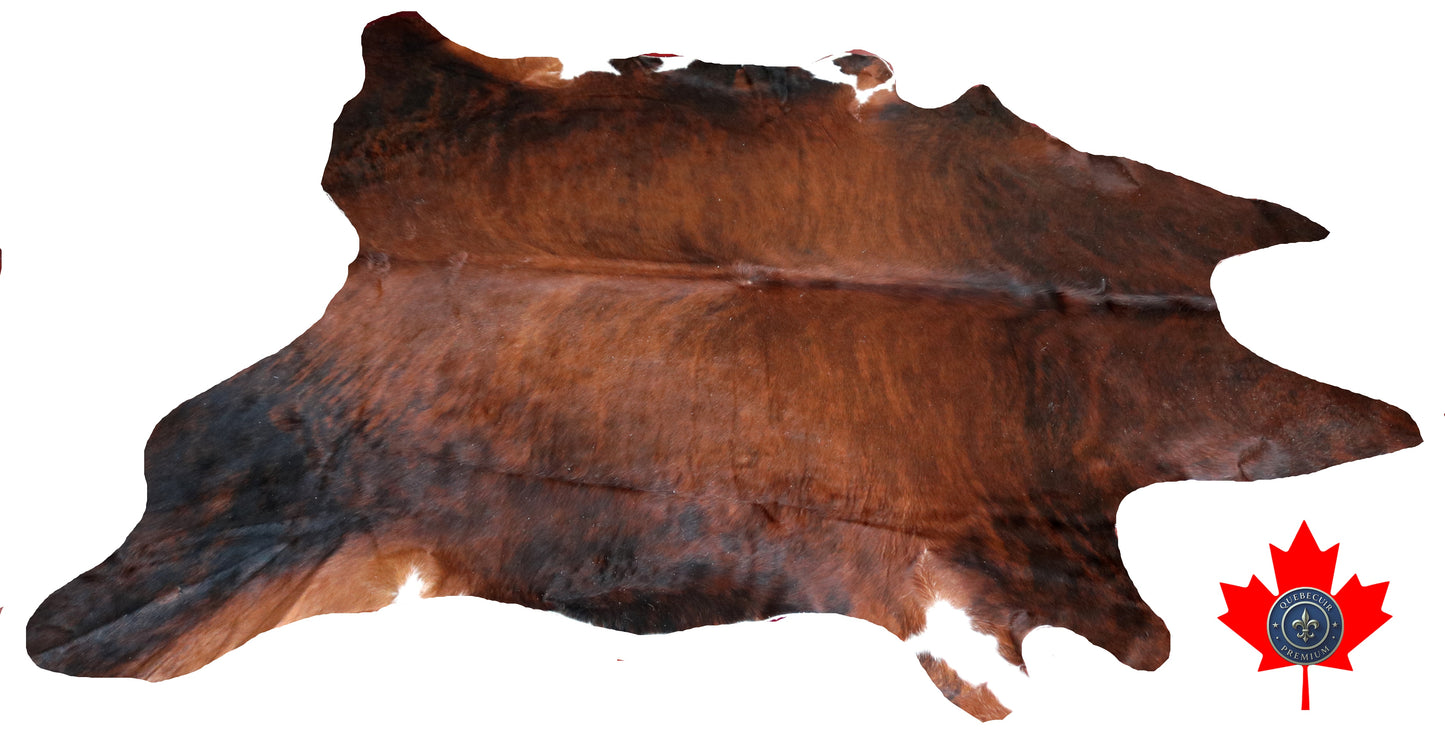 98658 - Cowhide Rug Tapis Peau de Vache SUPER BIG SIZE XXXL - Collection Quebecuir Premium