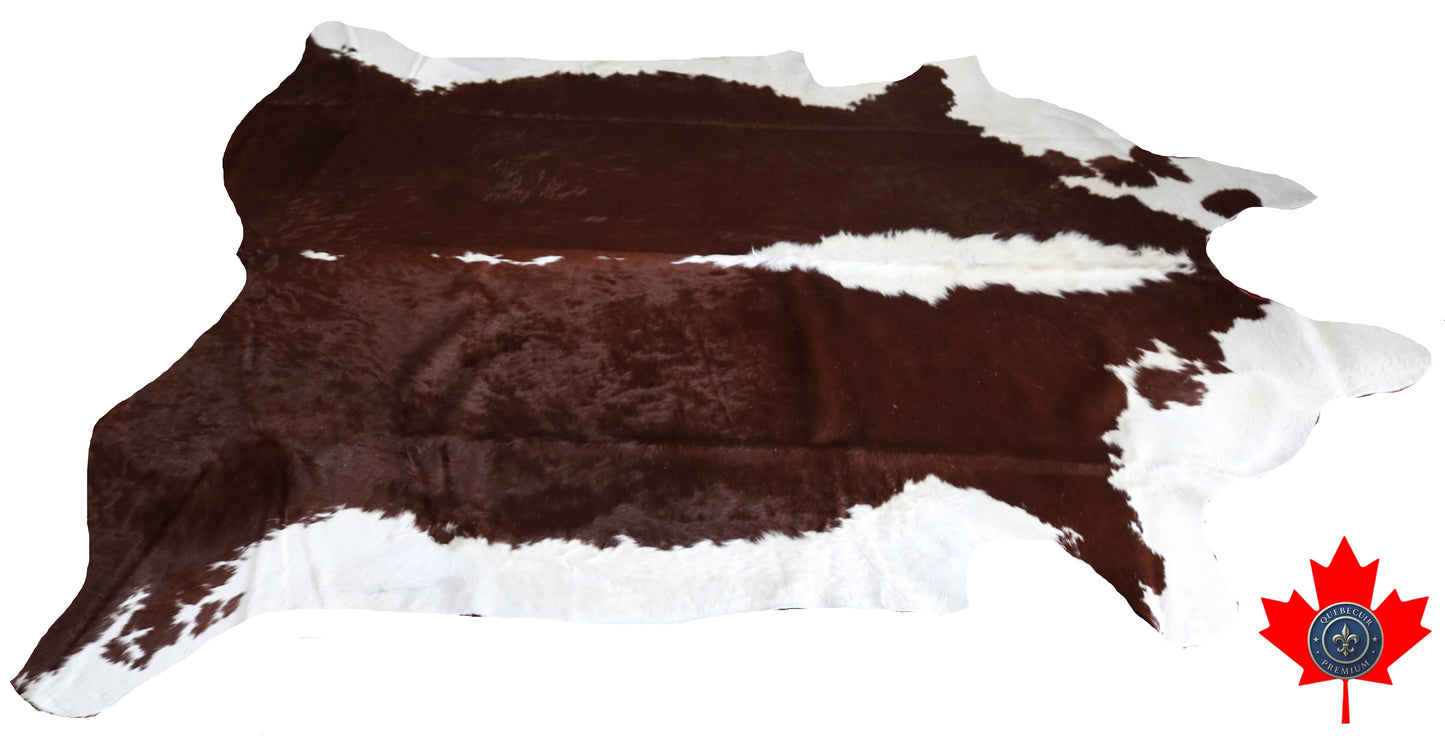 98661 - Cowhide Rug Tapis Peau de Vache SUPER BIG SIZE XXXL - Collection Quebecuir Premium