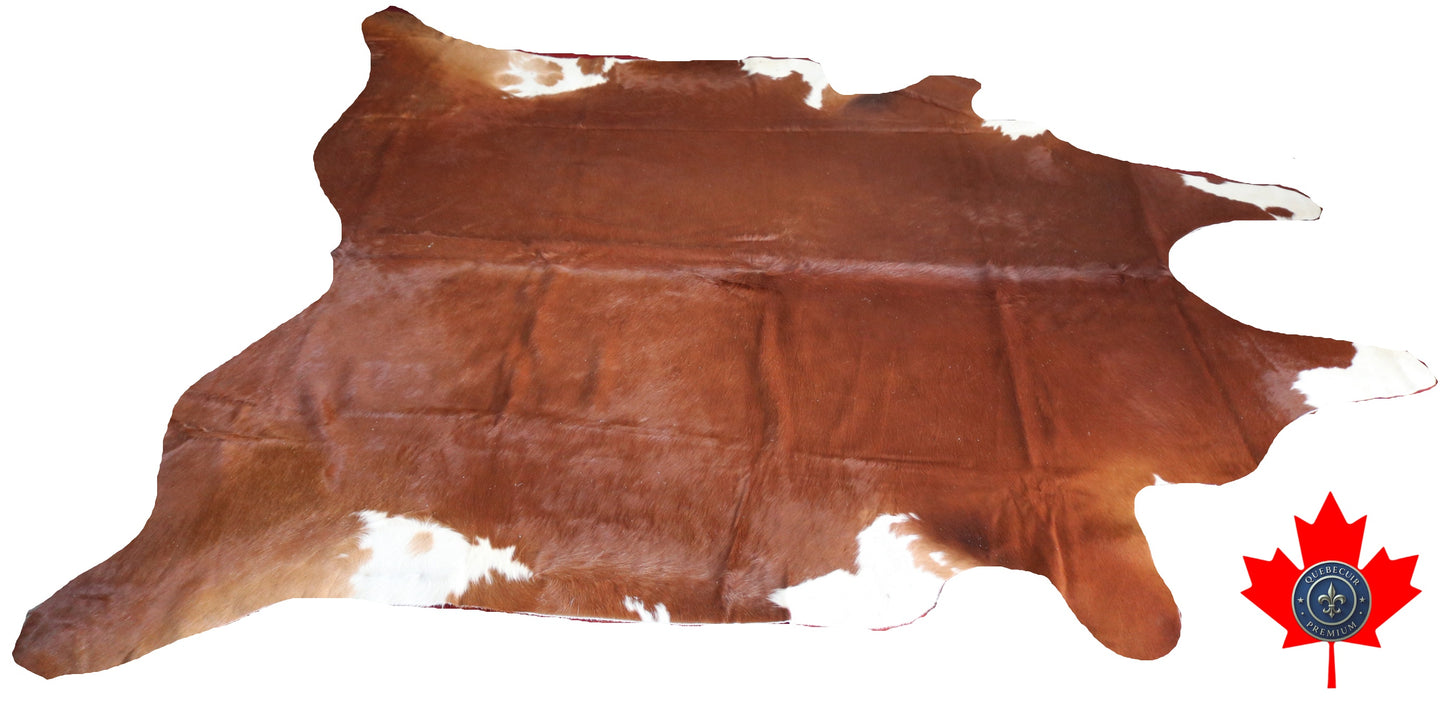 98663 - Cowhide Rug Tapis Peau de Vache SUPER BIG SIZE XXXL - Collection Quebecuir Premium
