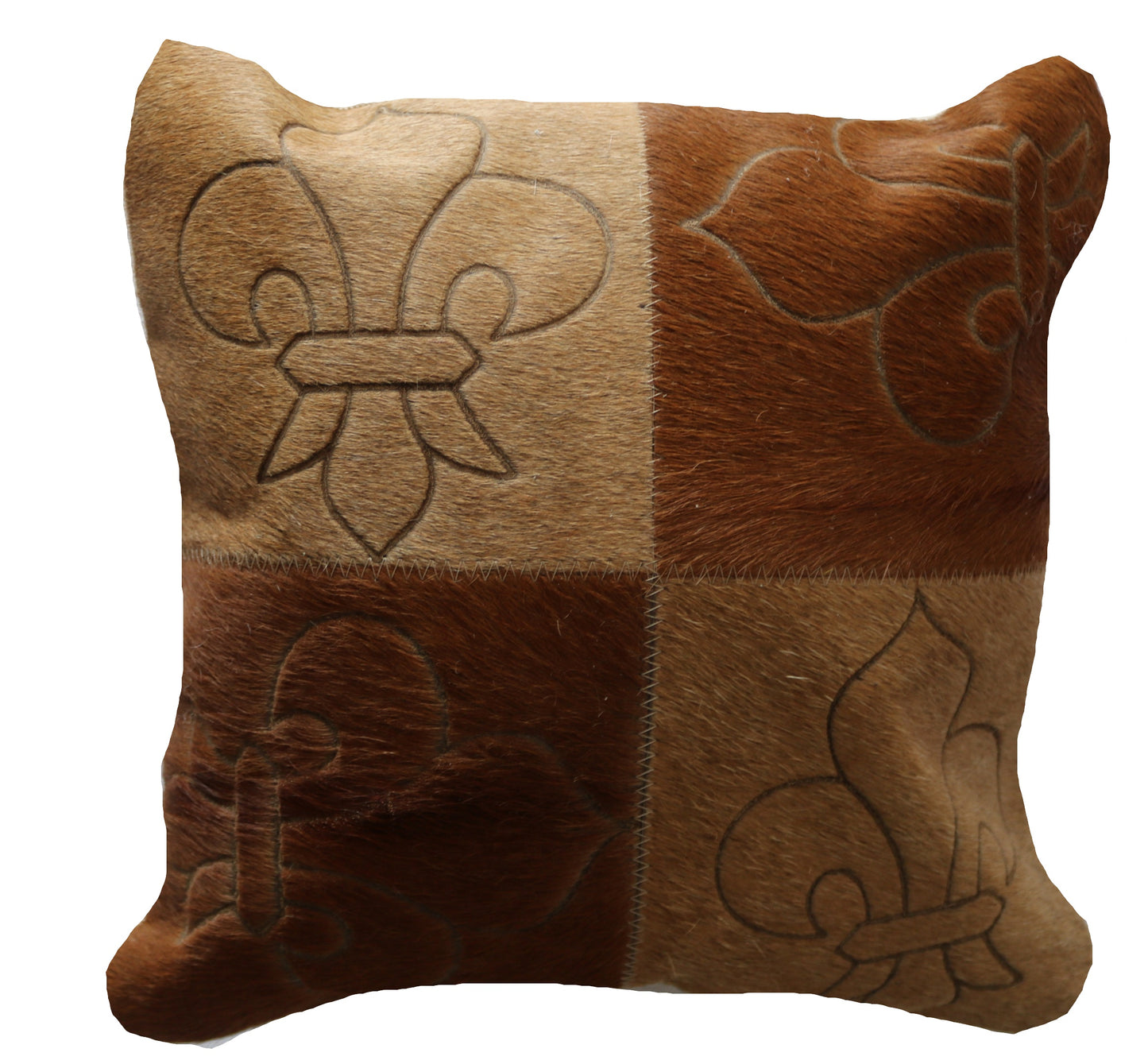 301263 Coussin Peau de Vache Cowhide Pillow Collection Quebecuir Premium