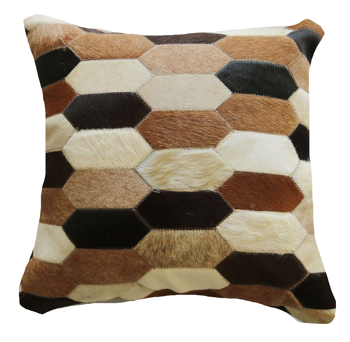 301490 Coussin Peau de Vache Cowhide Pillow BIG SIZE Collection Quebecuir Premium