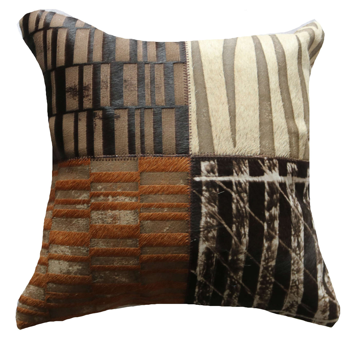 301357 Coussin Peau de Vache Cowhide Pillow Collection Quebecuir Premium