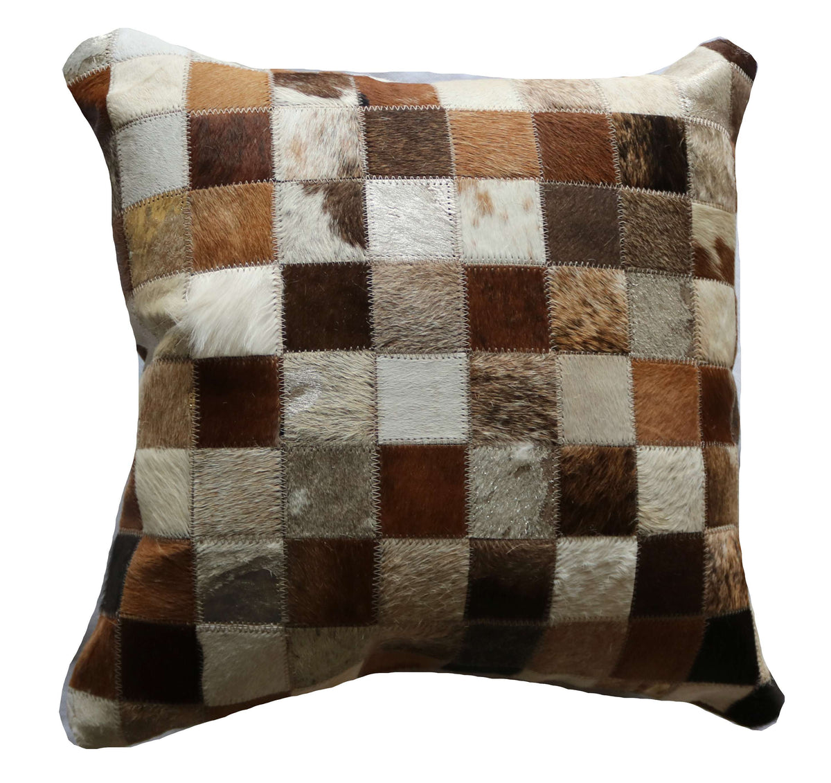 301502 Coussin Peau de Vache Cowhide Pillow BIG SIZE Collection Quebecuir Premium