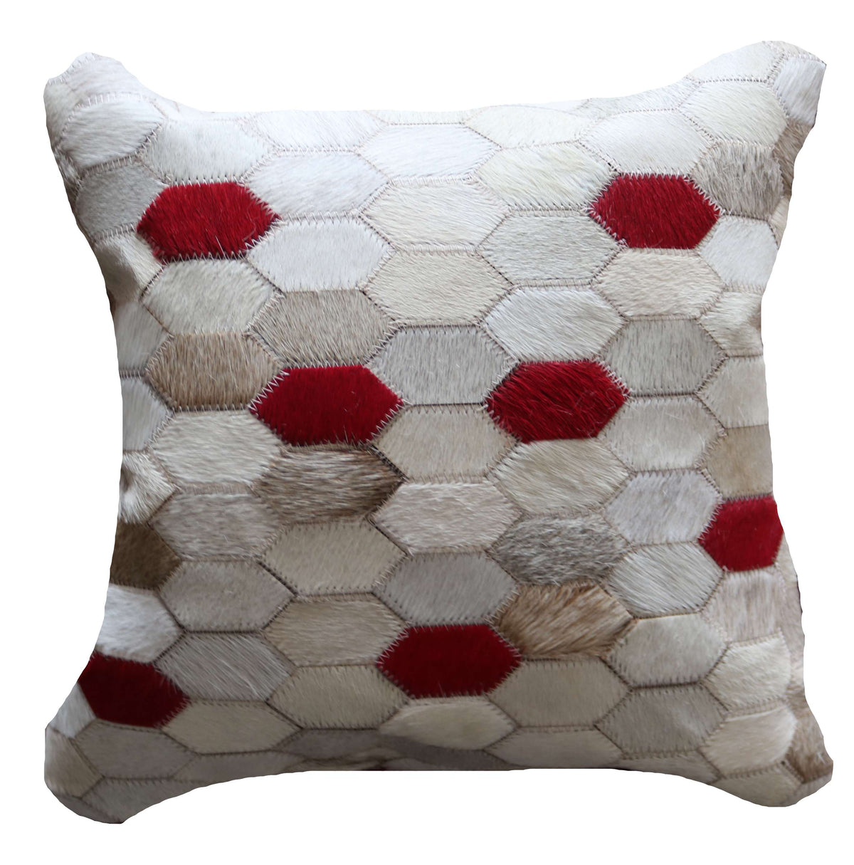 301377 Coussin Peau de Vache Cowhide Pillow Collection Quebecuir Premium
