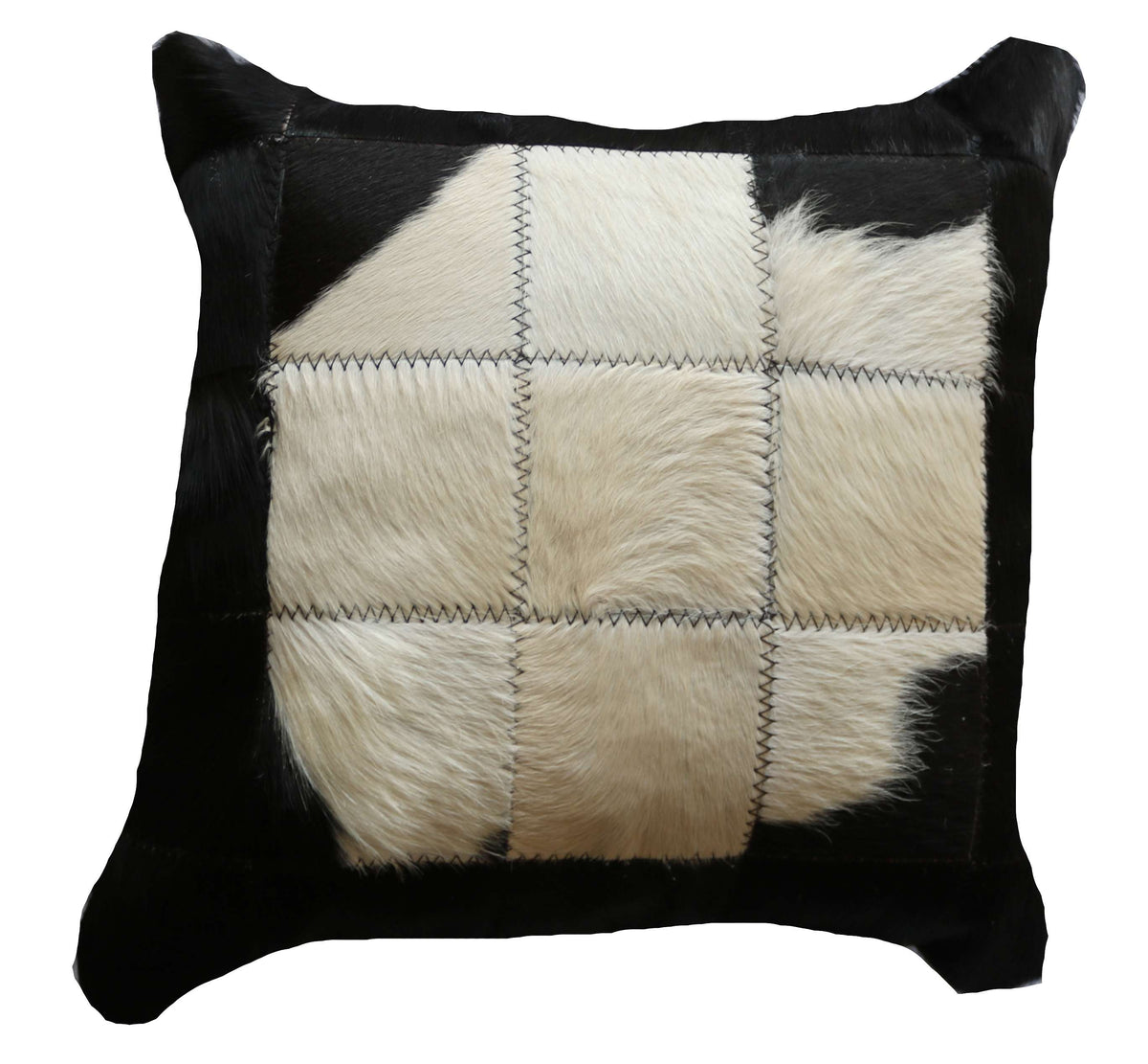 301510 Coussin Peau de Vache Cowhide Pillow BIG SIZE Collection Quebecuir Premium